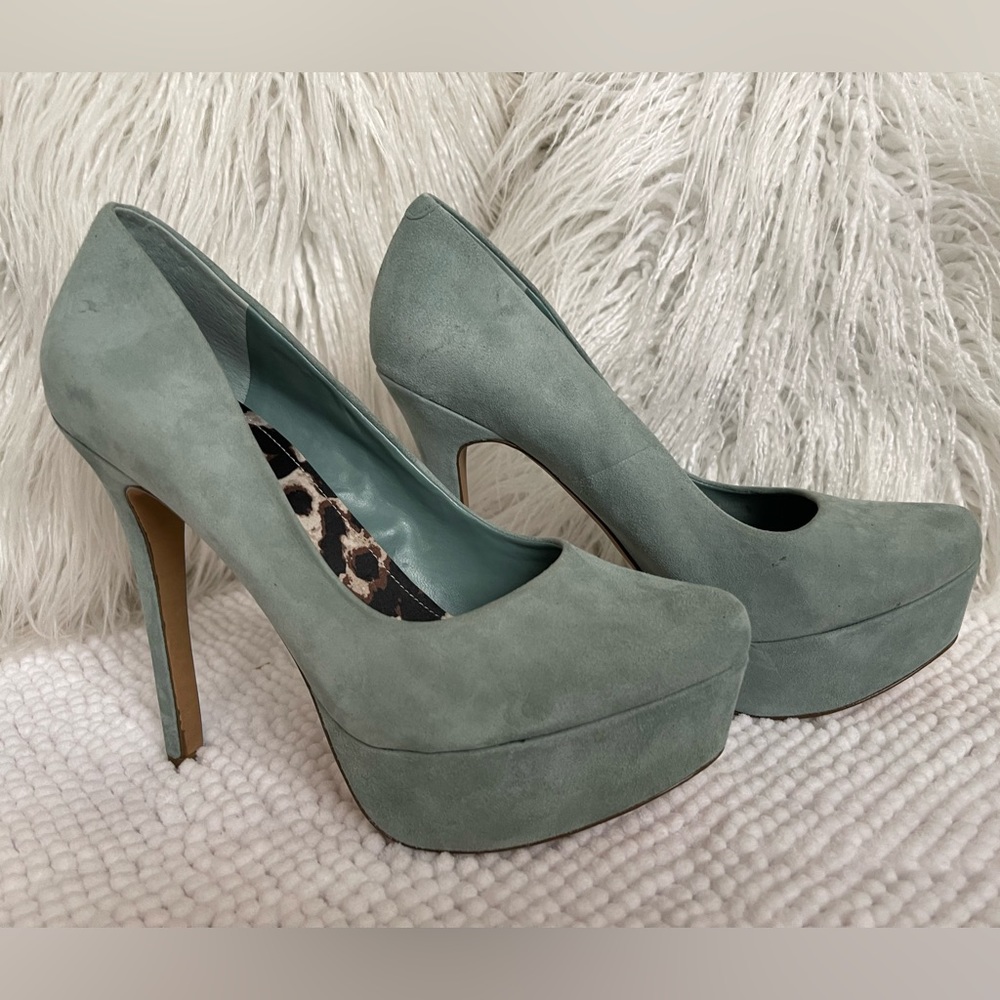 Suede Jessica Simpson Platform heels.